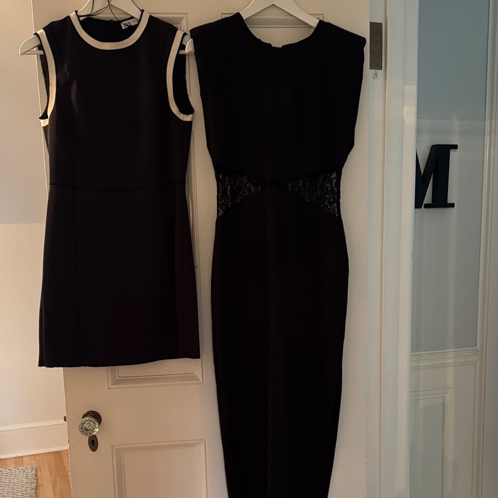 ZARA Two dresses for one -  Black Sleeveless Dress